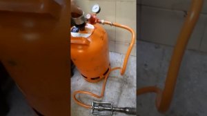 Инжекционная горелка для бани на газу.