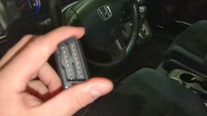 Диагностика OBD разъём Honda CR-V 3 Чем читать и сбрасывать ошибки.