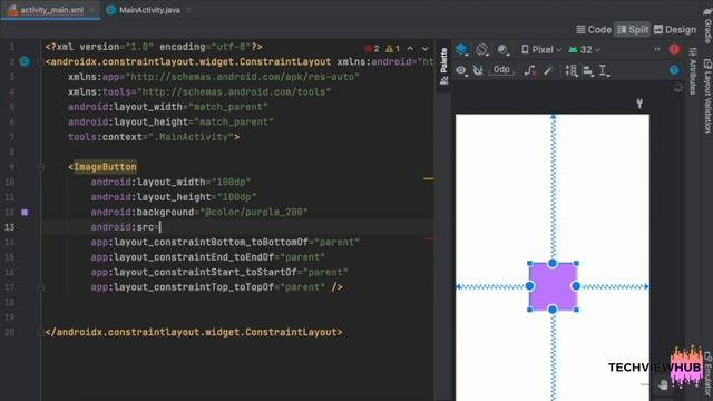 Default vector image color change in Android | TechViewHub | Android Studio смотреть онлайн