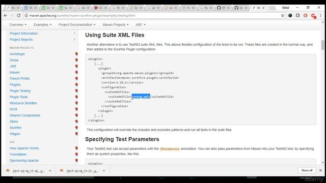 7 Integration of Testng with Maven смотреть онлайн