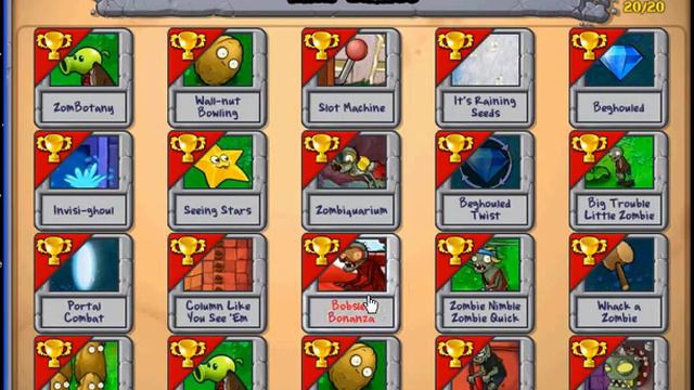 100% пройдено в Plants VS Zombies.avi смотреть онлайн