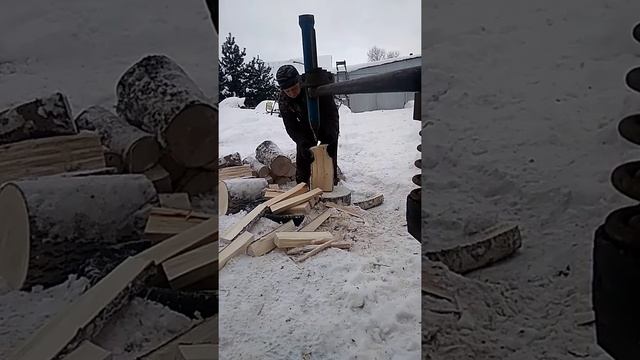 Дровокол пружинный смотреть онлайн