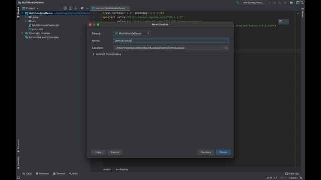 How to create Maven MultiModule Project in IntelliJ | Java | Begineer смотреть онлайн