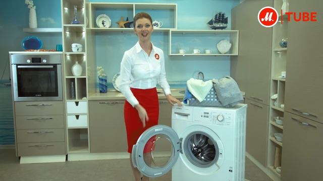 Видеообзор стиральной машины Bosch WLG2406MOE с экспертом М.Видео смотреть онлайн
