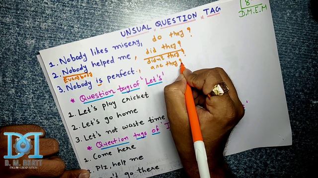 Unusual Questions Tags/ Question tag of let's/ Question tag of imperative смотреть онлайн
