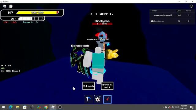Roblox Undertale Boss Battles Undyne And Undyne The Undying Boss Fights смотреть онлайн