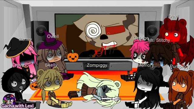 |Gacha Club| ? Happy Halloween! Part 2 | Owell! ? Piggy characters react to Piggy Memes |Gacha Life смотреть онлайн