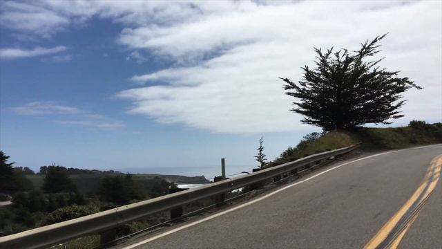 Вдвоём на Харлее по 1-ому шоссе Калифорнии/California Highway 1 motorcycle ride смотреть онлайн