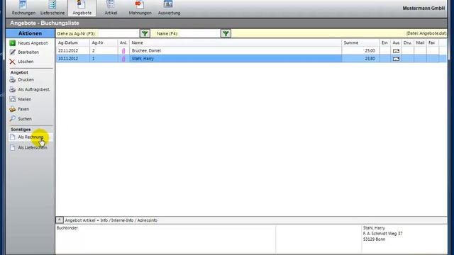 Rechnungsprogramm PC-Rechnung 3.0 смотреть онлайн