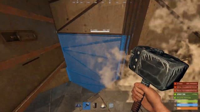 Rust Cave Base Tutorial (70 Rocket Raid) Triple Bunker! смотреть онлайн