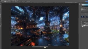 Photoshop — демонстрация работы ИИ Generative Fill, который дорисовывает изображения
