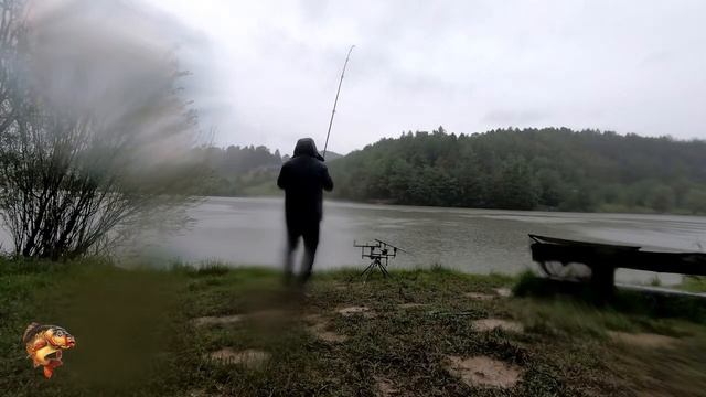 КРУПНЫЕ КАРПЫ и ночью и днем | 72 часа в погоне за карпом | Часть третья | Трудовой дождливый день смотреть онлайн