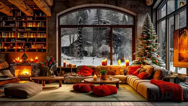 Warm Jazz Music for Studying, Unwind in Cozy Coffee Shop Ambience ☕ Relaxing Jazz Instrumental Musi смотреть онлайн
