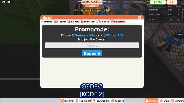 *NEW UPDATE CODES* [ALARMS] My Prison ROBLOX | LIMITED CODES TIME | June 12, 2023 смотреть онлайн