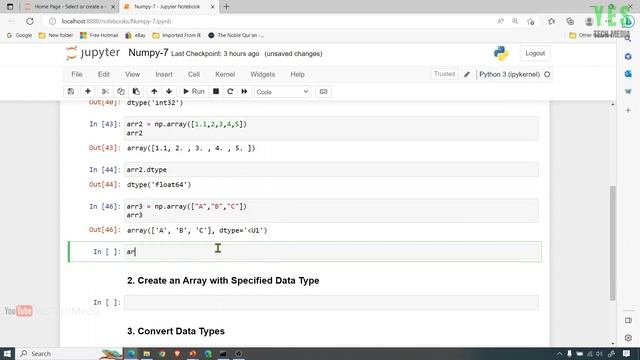 Data Types | Python Numpy Malayalam Tutorial | Part-9 смотреть онлайн