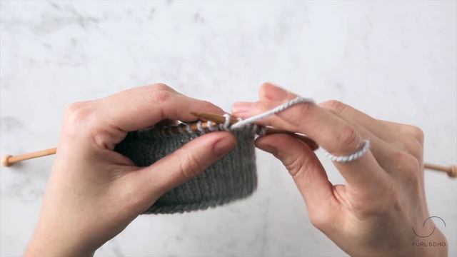 German Short Rows Tutorial | Purl Soho смотреть онлайн