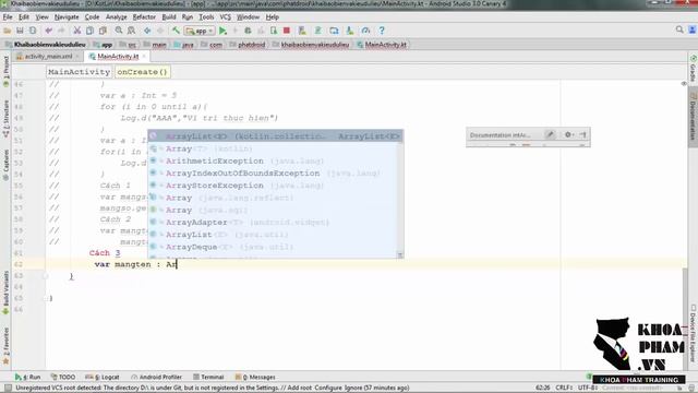 Lập trình Android (Kotlin) - Bài 8: Mảng - Array смотреть онлайн