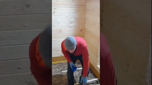 Тёплый ПРОЛИВНОЙ ПОЛ в БАНЕ с гидроизоляцией Технониколь от СК Доминика смотреть онлайн