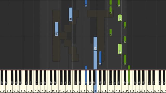 NEW AND IMPROVED His Theme from Undertale - Medium Mode [Piano Tutorial] (Synthesia) смотреть онлайн