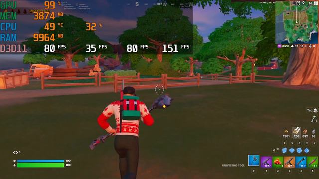 Arc A380 + AMD R5 4500 - FORTNITE (directx11 lowest settings - 1080p) смотреть онлайн