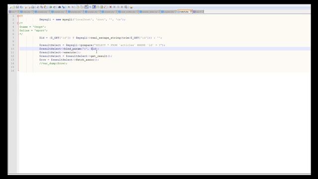 Обучение PHP - 22. Защита от sql инъекций смотреть онлайн