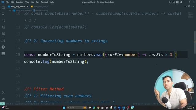 #12: TypeScript Array Map and Filter Methods Explained with Examples смотреть онлайн