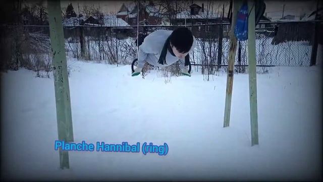 Горизонтальный упор на кольцах (планш каннибала, Hannibal planche, ghetto workout) смотреть онлайн