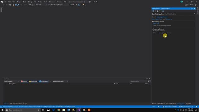 Working with branches in Visual Studio смотреть онлайн