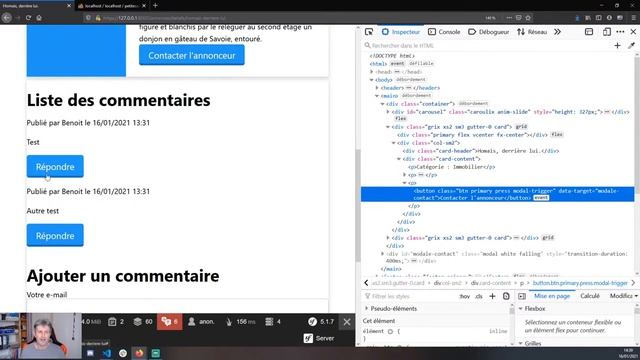 18 - Création d'un système de commentaires avec Symfony 5.1 смотреть онлайн