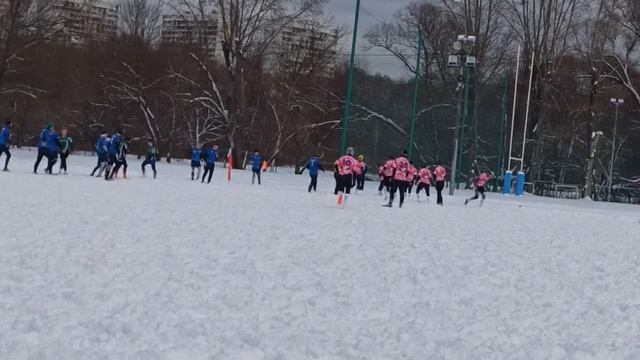 30.01.22 Регби. Зимний кубок Москвы. 1 тур. Долгопрудненские Соколы & Южное Тушино. смотреть онлайн