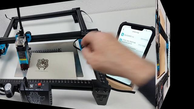 TWO TREES TTS 55 - grawerka laserowa z WiFi i podwójnym napędem osi Y. смотреть онлайн