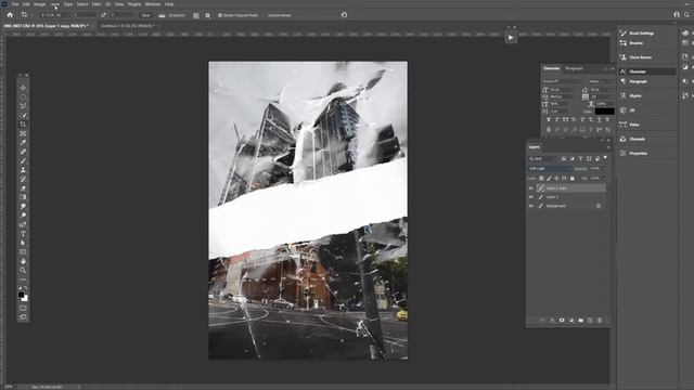 Ripped Paper Effect - Photoshop Tutorial смотреть онлайн