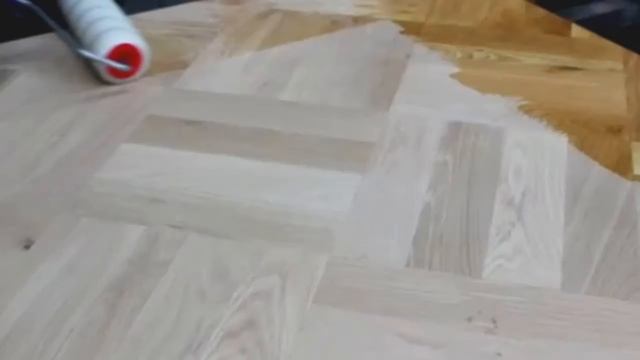 Художественный паркет (нанесение лака). Фирма «Азия-Паркет» смотреть онлайн