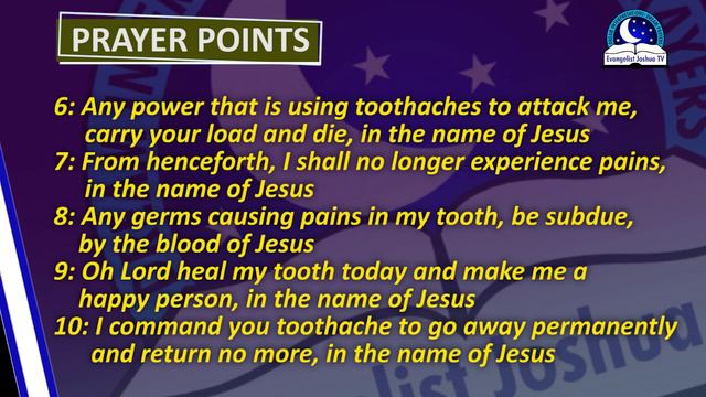 HEALING PRAYERS AGAINST TOOTHACHES - Prayer To Get Rid Of Tooth Pains смотреть онлайн