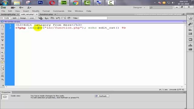 E Commerce Website Development In PHP With PDO Part 15 Update Categories Dynamically смотреть онлайн