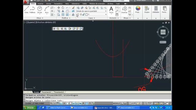INF1 Ecuación de una parábola en Autocad (umh1233 2014-15) смотреть онлайн