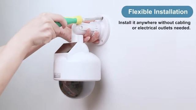 YSUCAU Solar Powered Dummy Fake Security Camera | Amazon смотреть онлайн