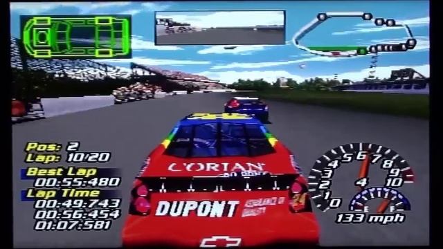 NASCAR 2001 (PS1) - Race 27/34 - Mardi Gras 400 смотреть онлайн