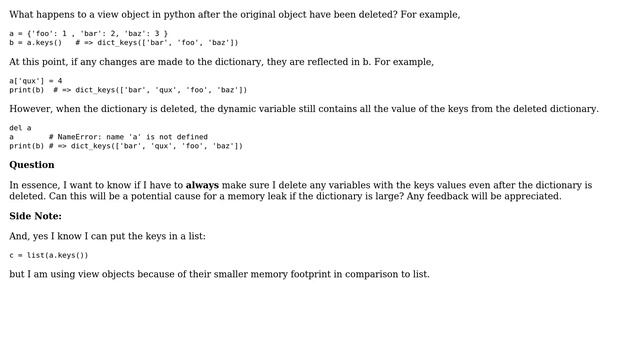 Scope of dynamic view objects in Python 3.x (2 Solutions!!) смотреть онлайн