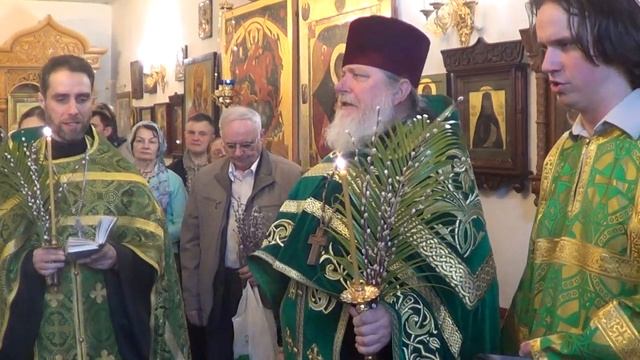 20.04.2019. Величание. Фрагмент всенощного бдения Вербного воскресения смотреть онлайн