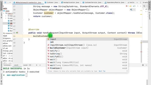 Create AWS lambda with spring boot and dagger| Handle java dependency in better way with dagger смотреть онлайн