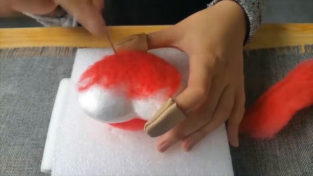 Woolen heart №1 Сердечко из войлока №1 смотреть онлайн