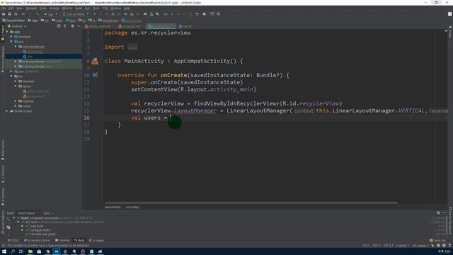 android kotlin RecyclerView смотреть онлайн