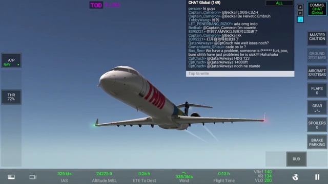 Real Flight Simulator| Bombardier CRJ 900| SBSP-SGCT смотреть онлайн
