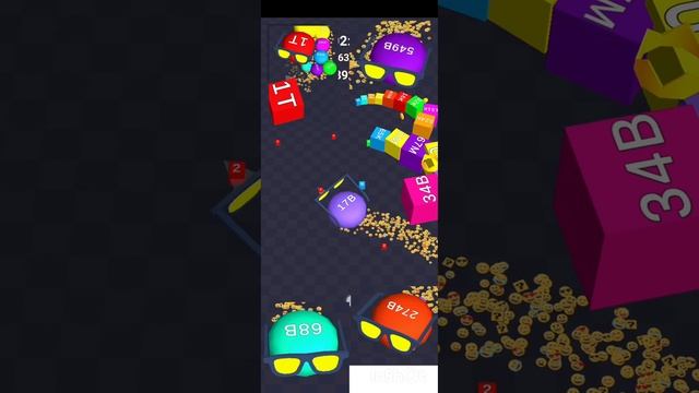 1,000,000,000 One Trillion World Record Highest Score In Cube Arena #2048 #cube #arena #bestplayer