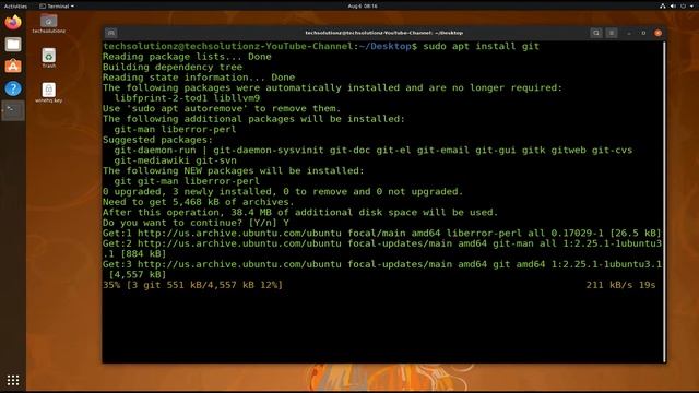 How to Install Git on Ubuntu 20.04 | Git Installation on Ubuntu | Git Hub | Git for Debian/Ubuntu смотреть онлайн