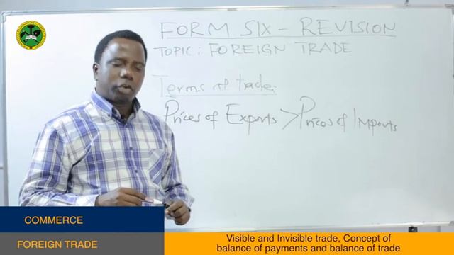 DARASA ONLINE: EPISODE 53 COMMERCE (FOREIGN TRADE - VISIBLE AND INVISIBLE TRADE) смотреть онлайн