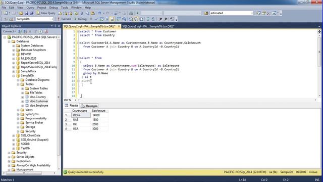 Pivot Operator in Sql Malayalam смотреть онлайн