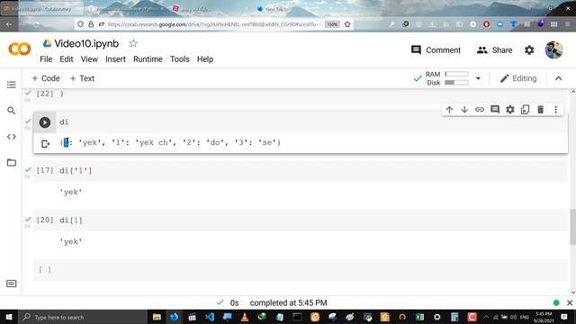 10 - Python 3.9 Learning (Introduction to DS,AI) tuple dict смотреть онлайн