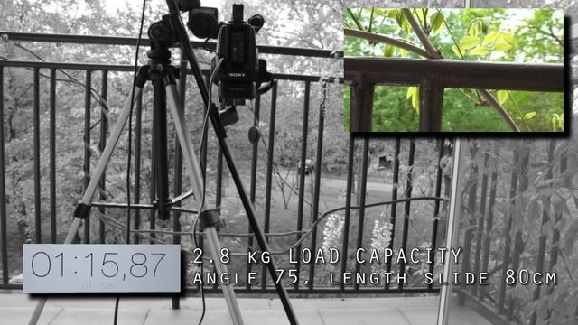 LIVECAST MOTO-SLIDER 120 CM ANGLE TEST 2,8 KG SONY HXR MC-2500 смотреть онлайн